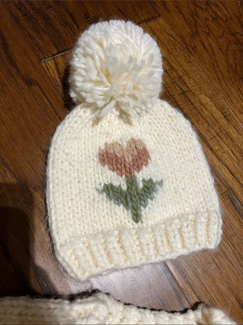 Baby sweater/hat set